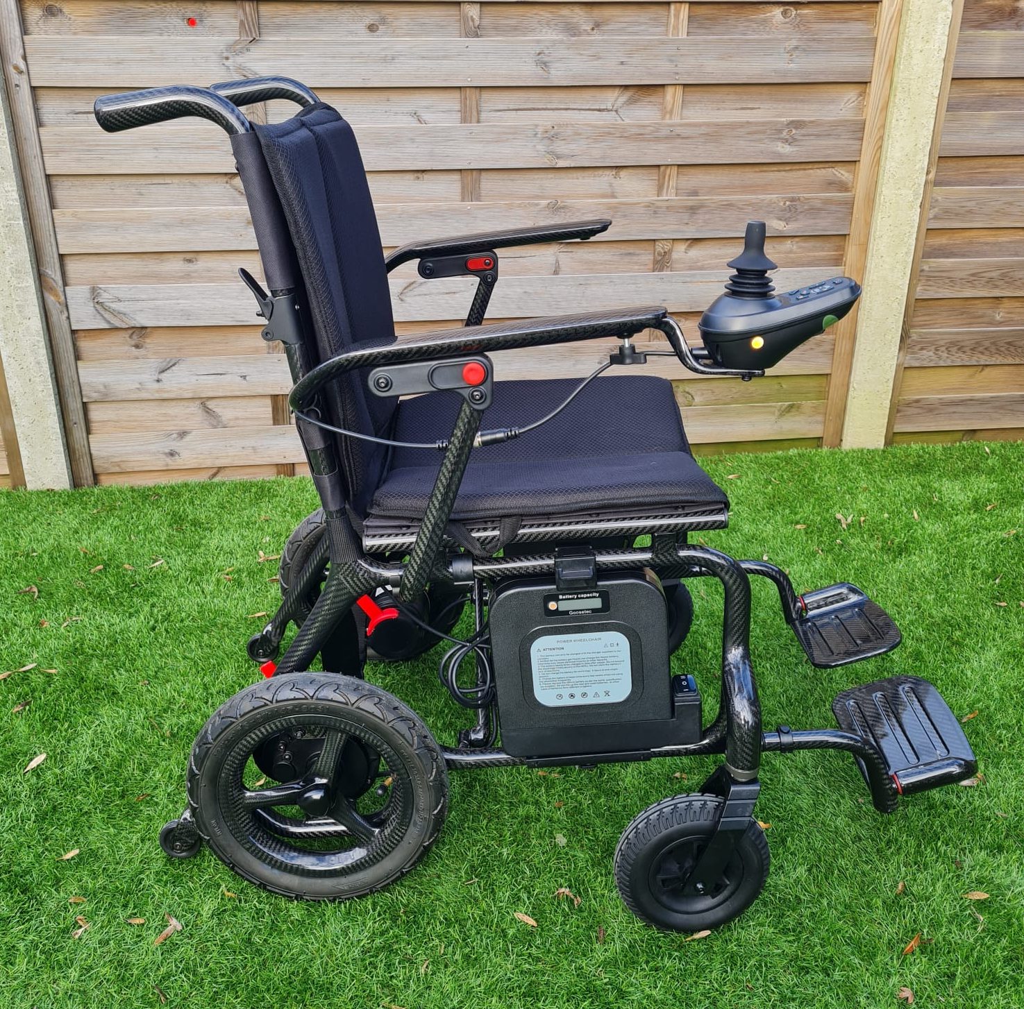 EeZeeGo-LW3 Carbon Lightweight Folding Electric Wheelchair - Image 8