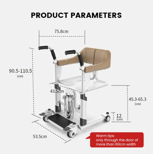 EeZeeGo-TC2 3 in 1 Transfer Chair - Image 5